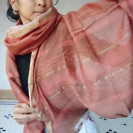 タイ　民族衣装　肩掛け布　ショール　タペストリー　テーブルランナー　ヴィンテージ タイ 民族衣装 肩掛け布 ショール タペストリー テーブルランナー