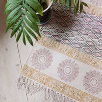 2025年入荷 コットンラグ 60×90 size 化学染め/No.3