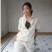 【Relaxing from Thailand】襟付き半袖シャツ