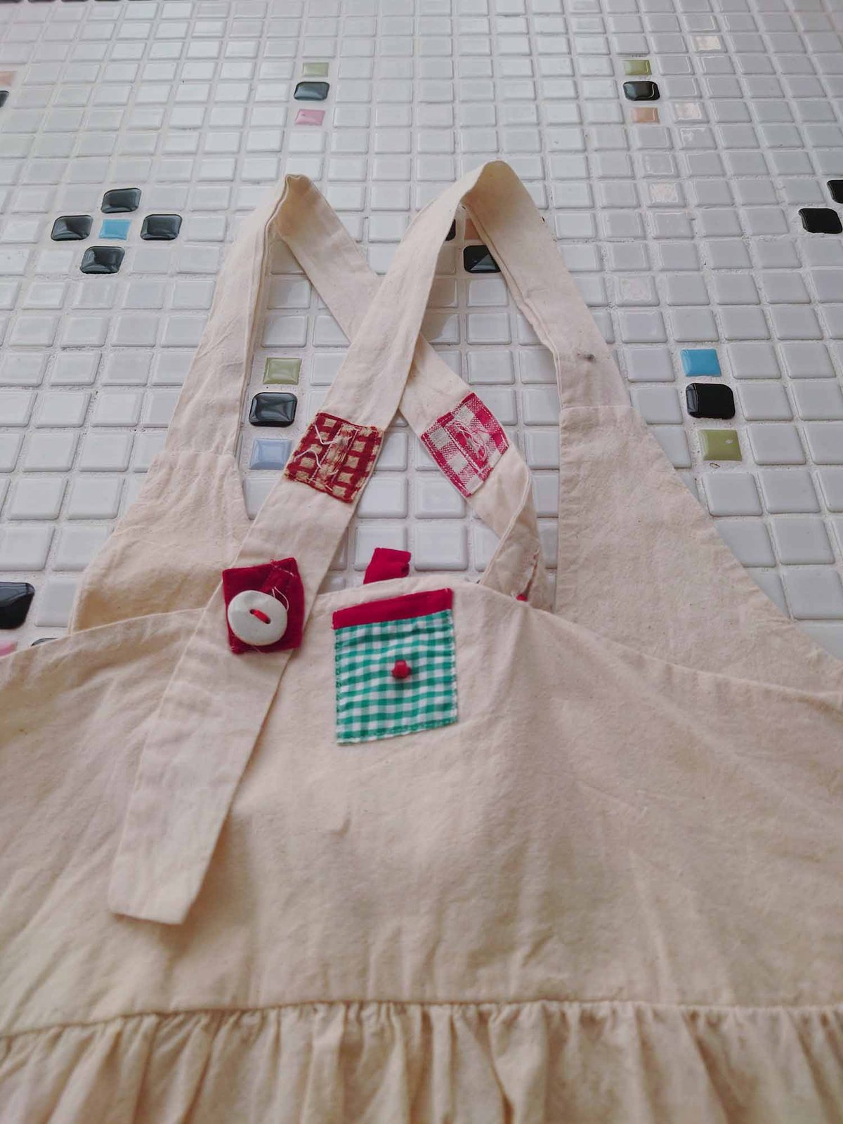 早川ユミ「フランス風 木綿ダブリエ」フリーサイズ | design labo