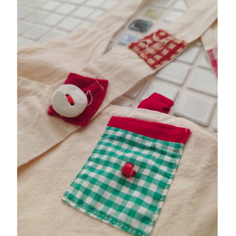 早川ユミ「フランス風 木綿ダブリエ」フリーサイズ | design labo