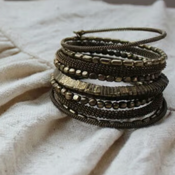 ブラスのグルグル・バングルA | design labo chica WEB SHOP