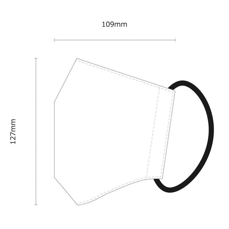 VISIBLE MK-A02 / 片面骨マスク | SAIKOU ONLINE STORE