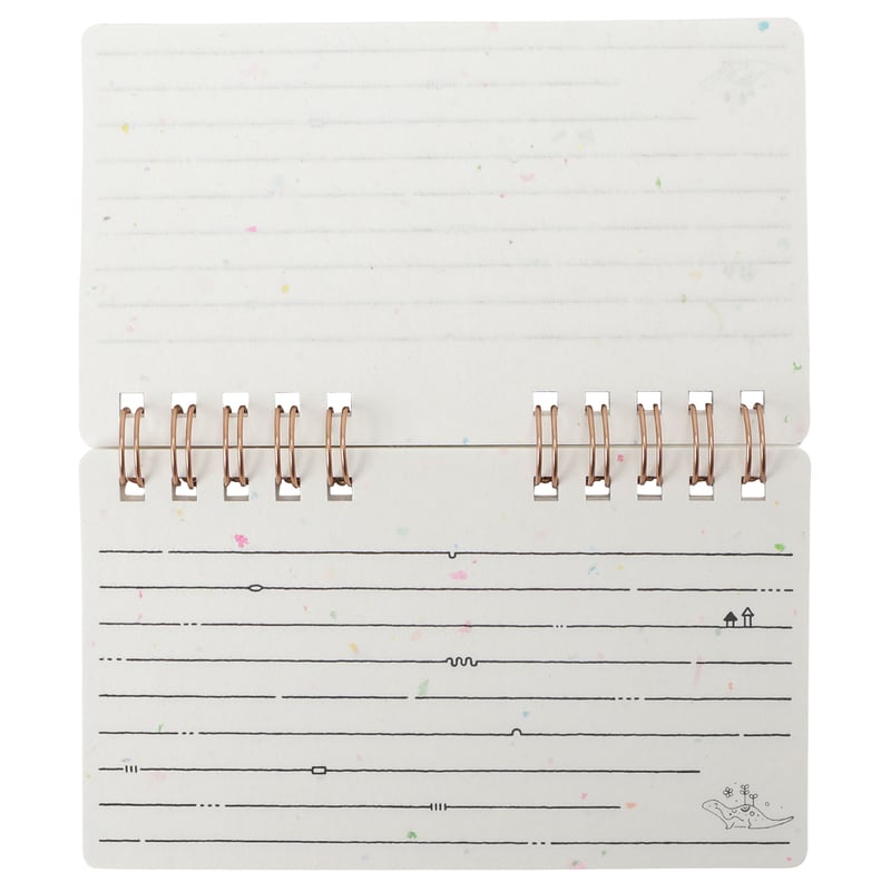 宮島水族館オリジナルB7メモ帳 カワウソ（千羽鶴再生紙使用、かめいち