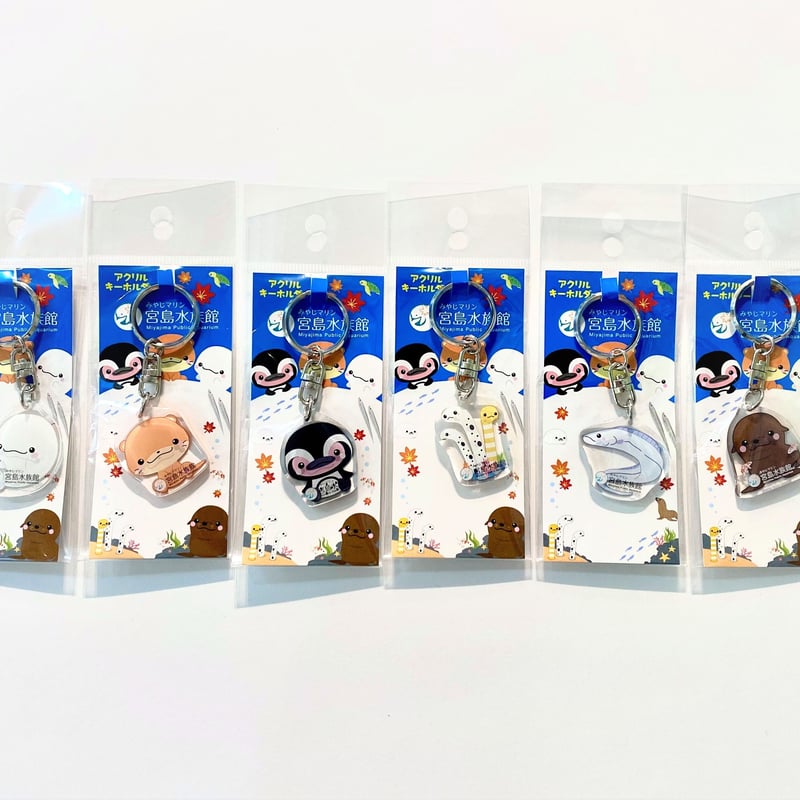 ペンギンキャラクター アクリルキーホルダー