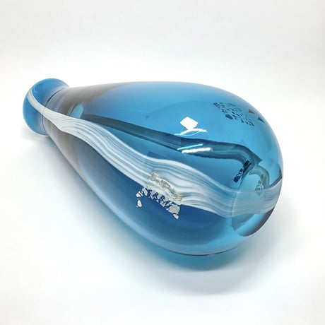 花器【越碧】「水線」 佐藤 望美