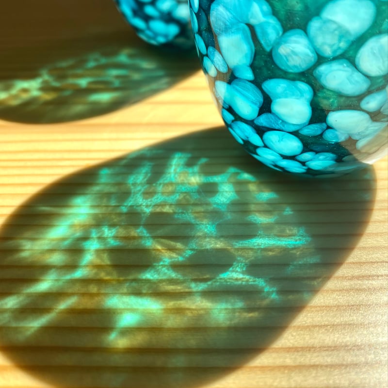 ガラス細工　レトロな風景 ガラス細工 レトロな風景