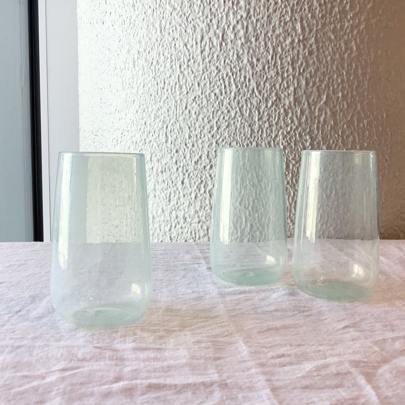 グラス【越翡翠硝子】泡のグラス 宮本 崇輝 | 富山市ガラス美術館