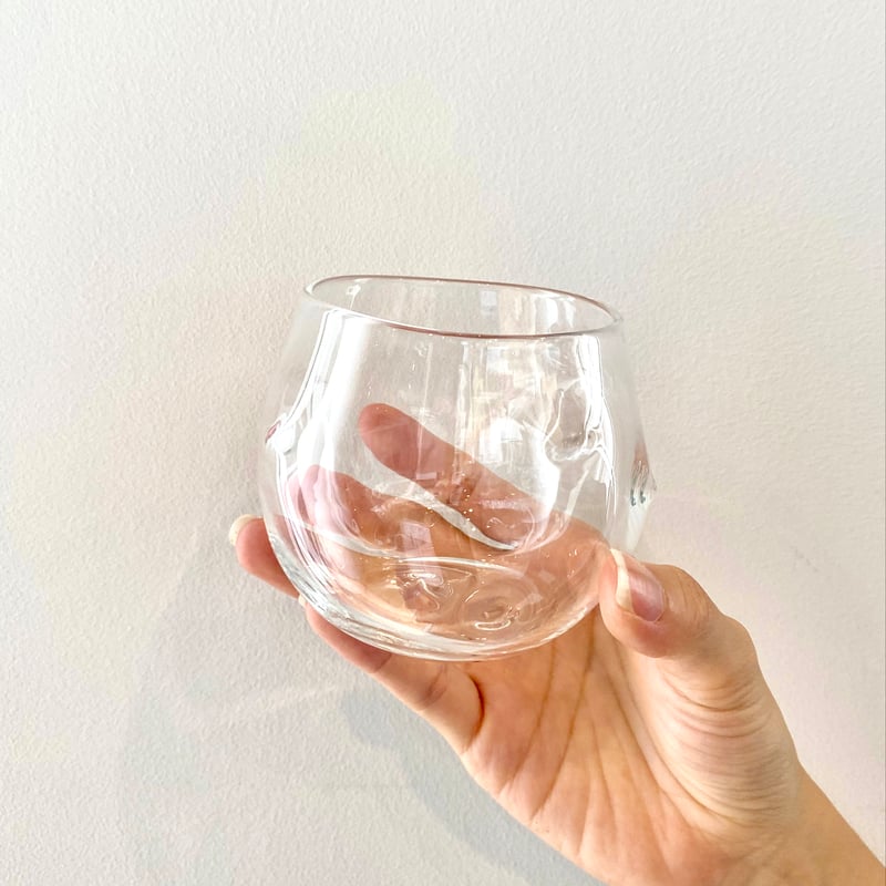 O・CHOCO】冷酒グラス「とげぶくろ」白神 朝惠 | 富山市ガラス美術館