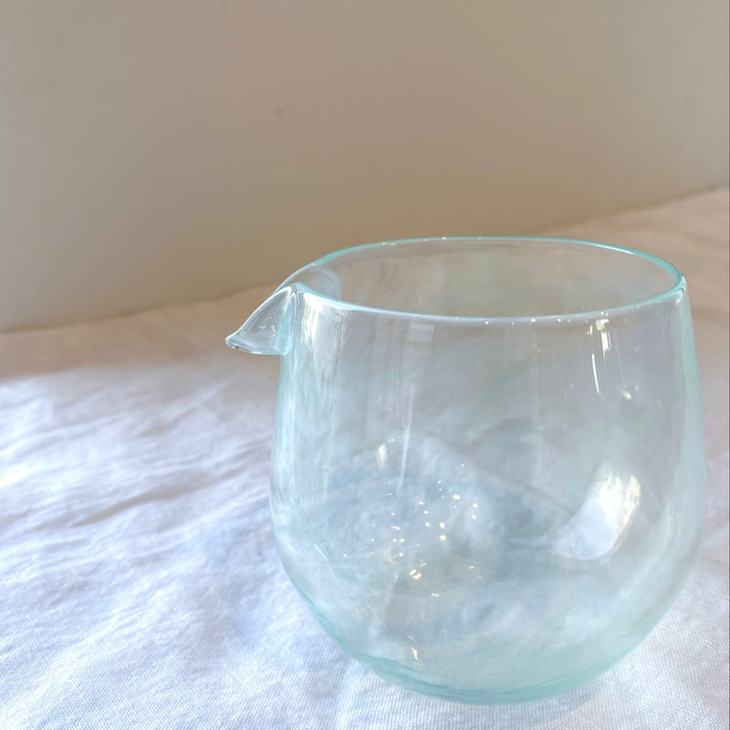 片口【越翡翠硝子】片桐 ひまわり | 富山市ガラス美術館ミュージアム