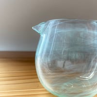 片口【越翡翠硝子】片桐 ひまわり