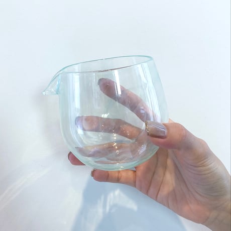 片口【越翡翠硝子】片桐 ひまわり