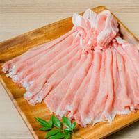 十和田湖高原ポーク　桃豚ロースしゃぶしゃぶ用　1kg
