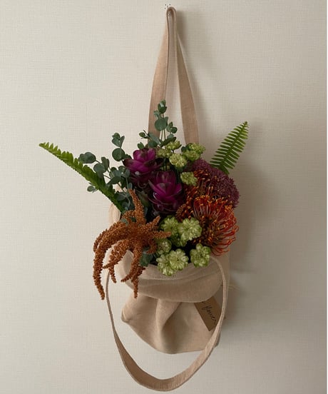 Jute bag bouquet（ジュートバッグセット単発便）