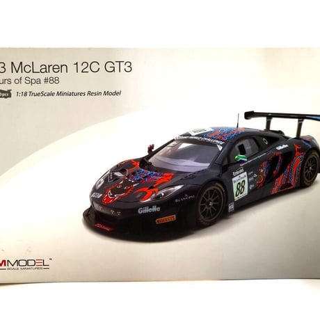 トゥルースケール TSM 1/18 マクラーレン MP4-12C GT3 #88 スパ24H 2013 Barff/Goodwin/Senna 限定500台