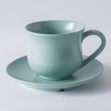 ジェンガラ　デヴィ・コレクション 　コーヒーカップ（Coffee Cup & Saucer）  マットグリーン