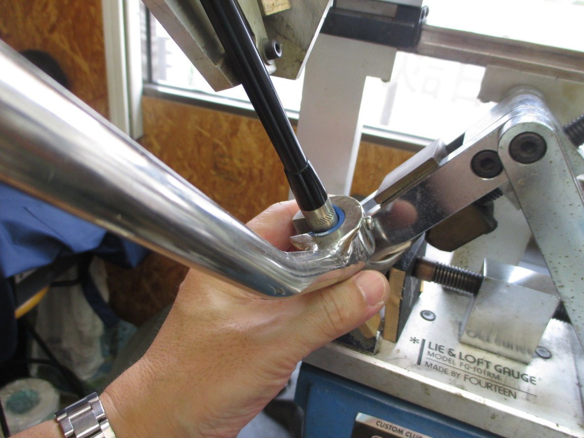 ゴルフクラブ修理 ロフト・ライ角調整【軟鉄フォージドクラブに限る