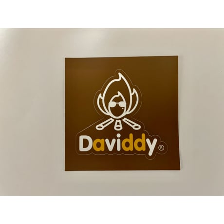 Daviddyステッカー2種セット（迷彩・茶）