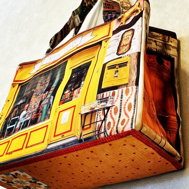 マロン・ブイー パリカラーバッグ(イエロー) | i-deux