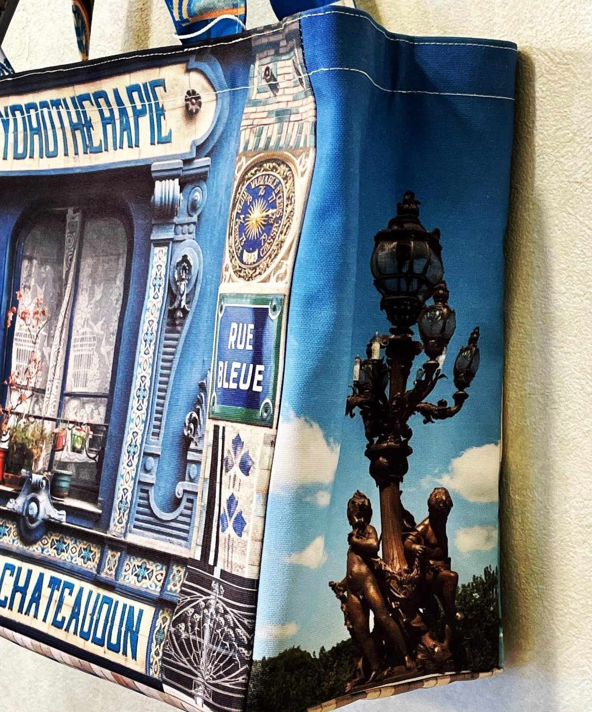 マロン・ブイー パリカラーバッグ(ブルー) | i-deux