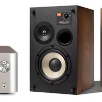 オールインワンMARANTZ M-CR612 とスピーカー JBL L52Classic のセットです。スピーカーケーブルをサービス中です。