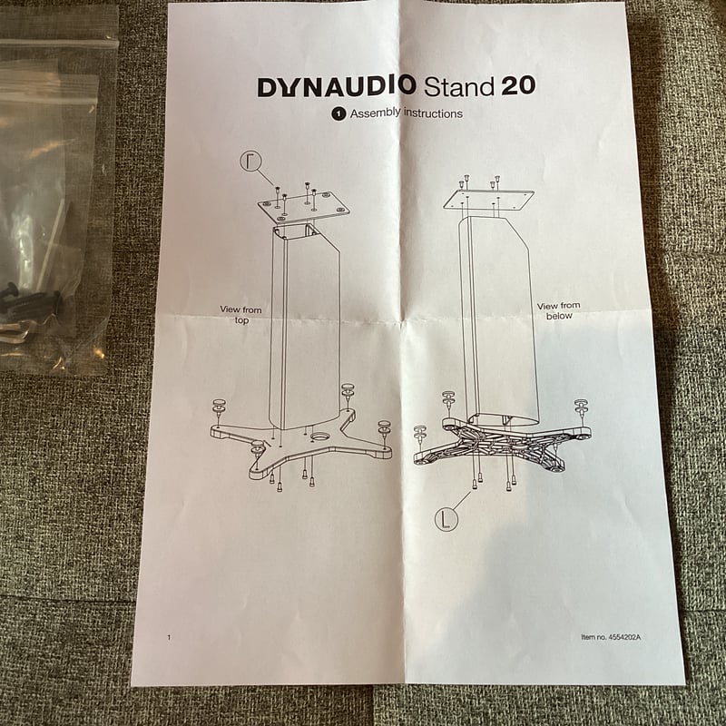 dynaudio stand20 ペア ブラック DYNAUDIO Stand20 ペア（スピーカースタンド/ブラック） | ソ