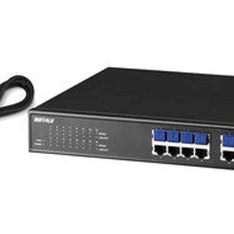Buffalo - バッファロー　スイッチングハブ　BS-GS2016P Amazon | BUFFALO レイヤー2 Giga PoE スマートスイッチ 16