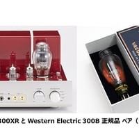 TRIODE TRV-A300XR と Western Electric 300B 正規品 ペア（２本）のセットです