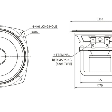 FOSTEX FE83A-VB