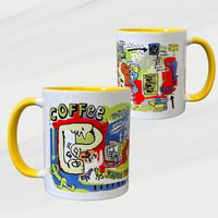【ランデフコーヒー × SMILE TALKING HANDSコラボ】COFFEE ARTマグカップ
