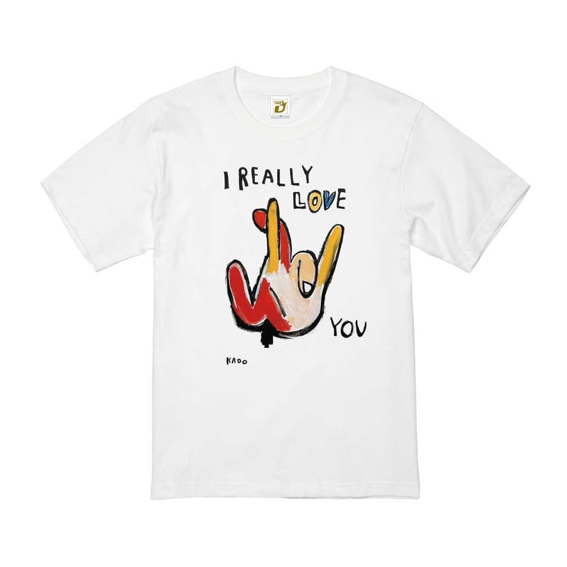 かみゆ　愛嬌Tシャツ かみゆ 愛嬌Tシャツ I REALLY LOVE YOU Tshirts | Smile Talking Hands