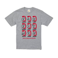 Men kui Tシャツ (ミックスグレー)