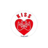 Kiss 缶バッジ（tin badge）