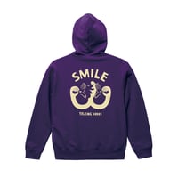 Smile ジップパーカー (パープル)