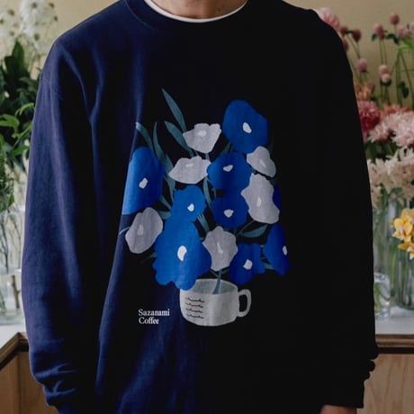 Qta Sato× SAZANAMI COFFEE Sweatshirt 2023【再販 / 店頭受け取り限定】