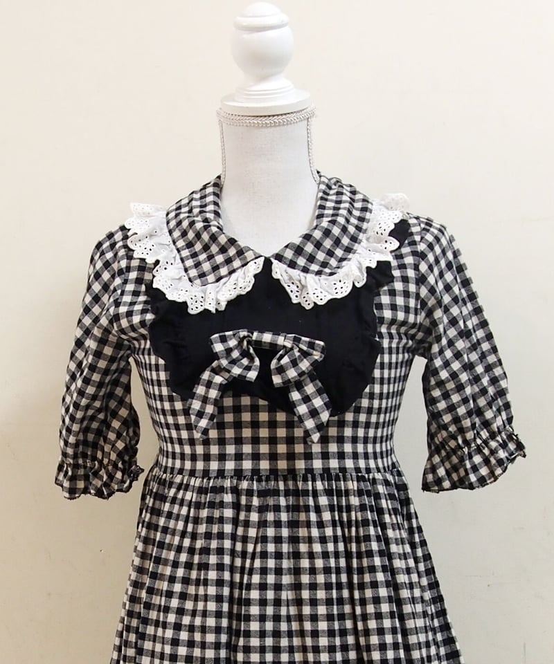 90,200円新品【レリアン】肩レース ギンガムチェック柄 ねだっ  