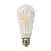 スパイラルフィラメントLEDランプ クリア LDST7L-C60/FL/D/927 ALEG 【10個入り】 送料無料