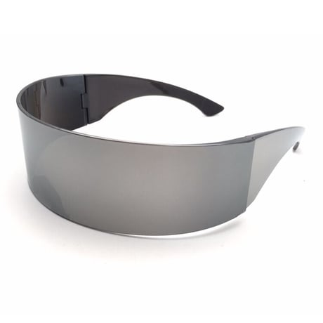 coolなデザイン　バータイプサングラス【2カラー】シルバーミラー　ブラックミラー