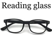 マットブラックがかっこいい！ウエリントンダテメガネのようなおしゃれな老眼鏡♪ファッションアイテム　男女兼用　UV４００　ブルーライトカットレンズ