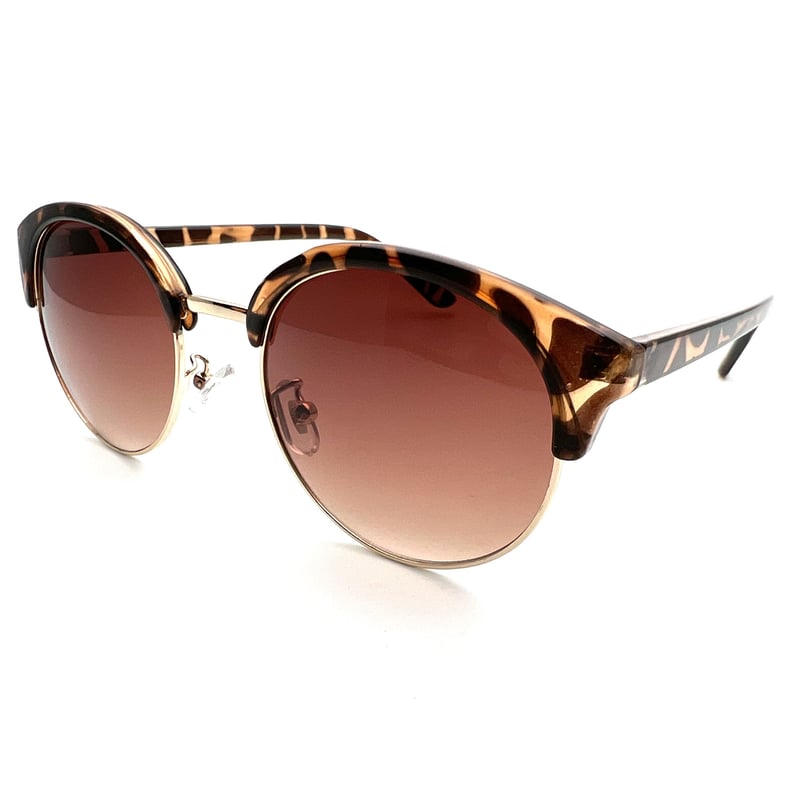 クラシックの定番 レトロな雰囲気のサーモントサングラス【4カラー