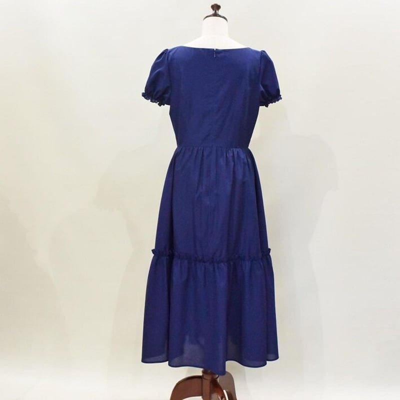 ドロシーワンピース（ネイビー） | Rufine