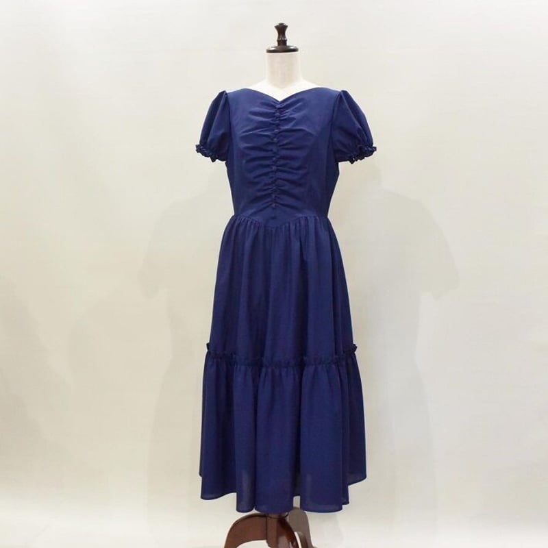 ドロシーワンピース（ネイビー） | Rufine