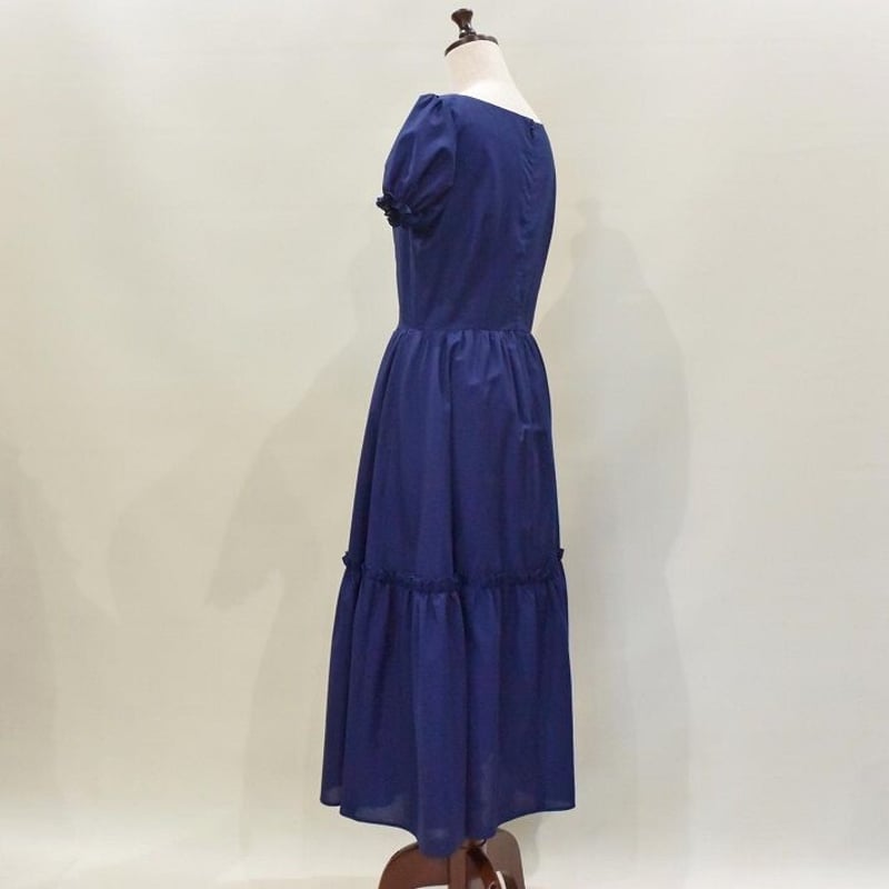 ドロシーワンピース（ネイビー） | Rufine