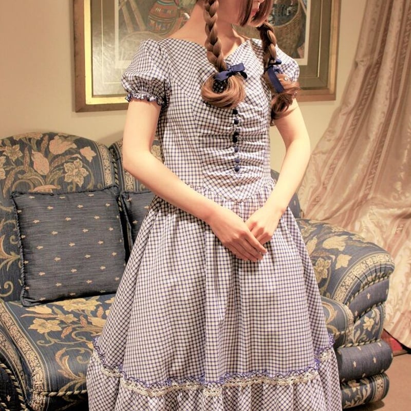 ドロシーワンピース（ライトブルー） | Rufine