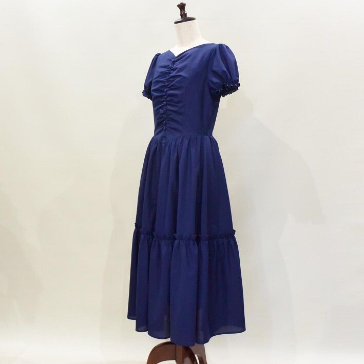 ドロシーワンピース（ネイビー） | Rufine
