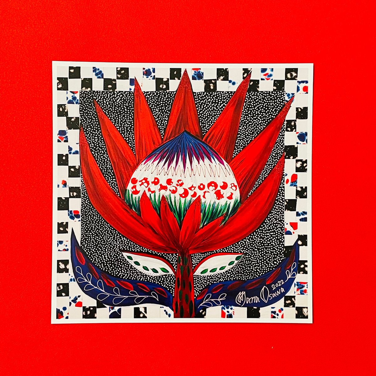ART CARD B5スクエア 〈King Protea Queen's Gambit〉 |