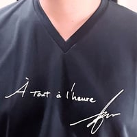 Tシャツ - ネイビー  M・L・LL