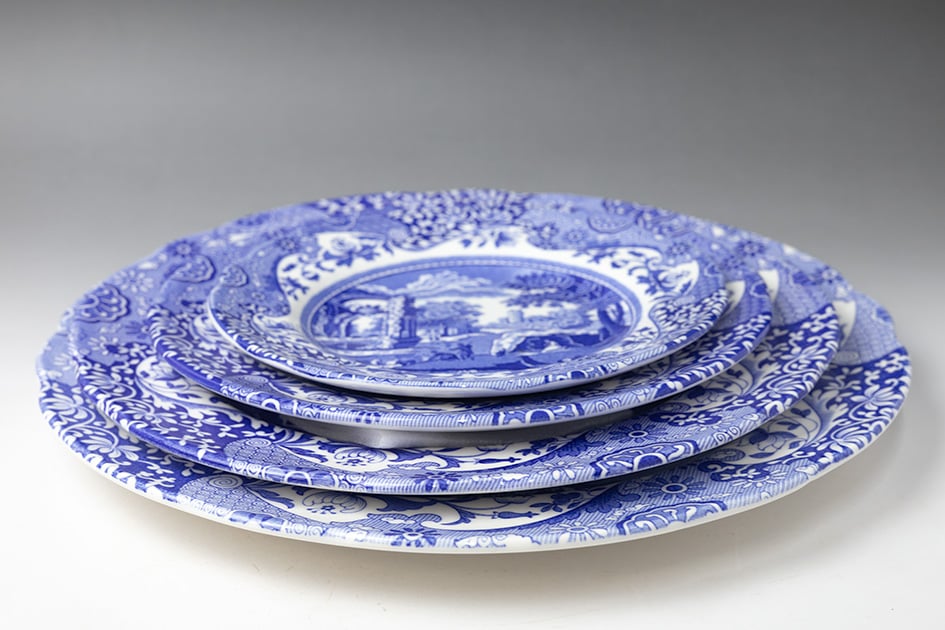 spode スポード　プレート　大皿　36cm×28cm スポード ブルーイタリアン プレート 16㎝ | The 港町スタイル 器と
