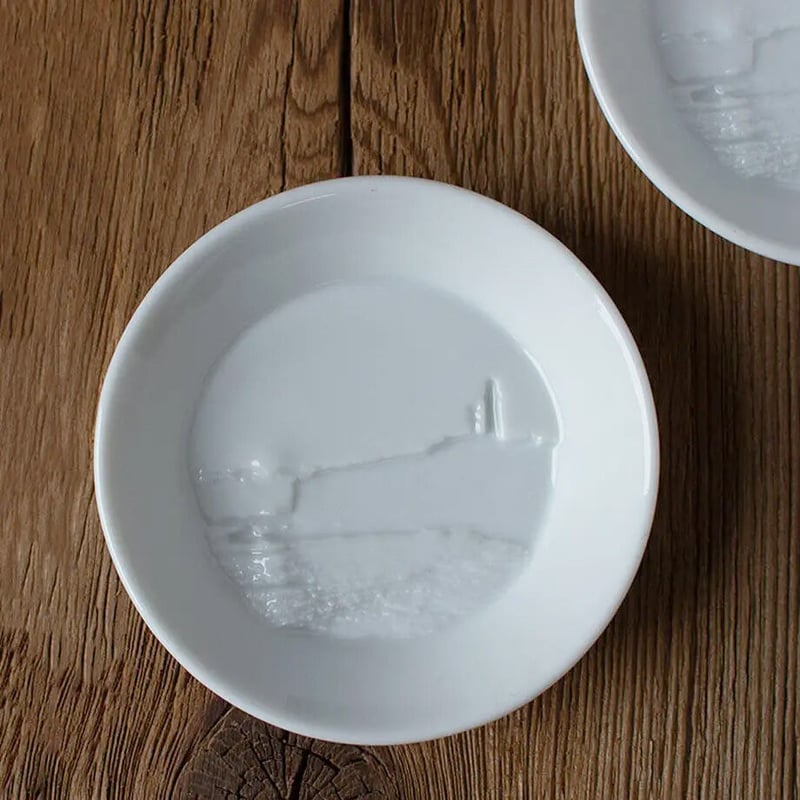 醤油皿 醤油皿 織部 A 福井クラフト 小皿(取り皿・薬味皿)・豆皿 【通販