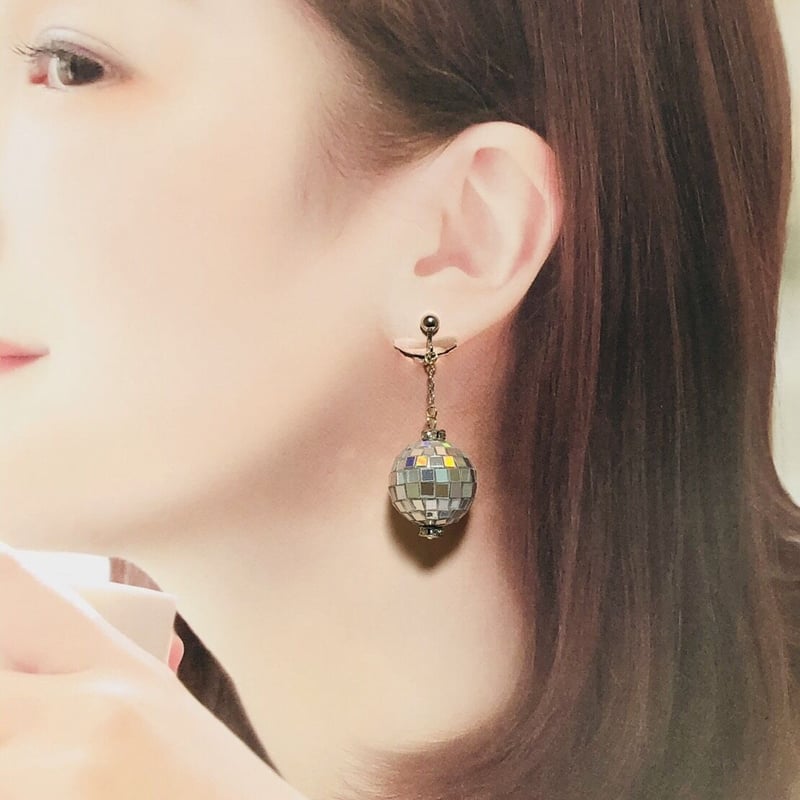 ミラーボールのピアス・イヤリング | YOSAKOI 8 STORE